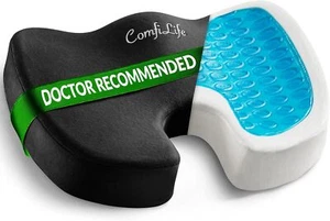 Gel Enhanced Seat Cushion – Office Chair Cushion – Non-Slip Gel & M... - Picture 1 of 9