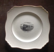 VTG Le Rocher Perce P.Q. Quebec Canada Souvenir Plate Royal Winston England UK