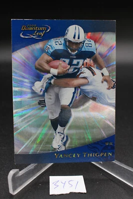 2000 Quantum Leaf Football Card #282 Yancey Thigpen - Image 1 of 2