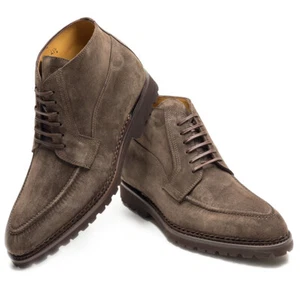 Bontoni Countryside Desert Boots IN Dark Brown With Norwegersohle Made of Suede - Bild 1 von 24