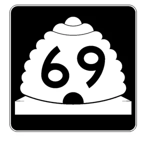 Utah State Route 69 Sticker Decal R1067 Highway Sign Road Sign - Picture 1 of 1