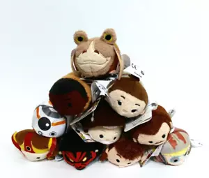 Disney Mini tsum tsum personajes de Star Wars Peluche 3.5" Juego de 10 Nuevo con Etiquetas - Imagen 1 de 3