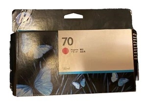 Original HP 70 Magenta Tinte 130 ml - C9453A versiegelt Verwendbar bis 05/2024 SCHNELLER VERSAND!!! - Bild 1 von 5