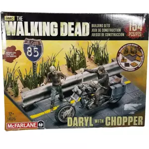 McFarlane Walking Dead DARYL DIXON con CHOPPER Juego de Construcción 154 piezas NUEVO - Imagen 1 de 7