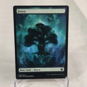MTG Magic 254/254 Forest Basic Land Full Art THB Theros Beyond Death - Picture 1 of 6