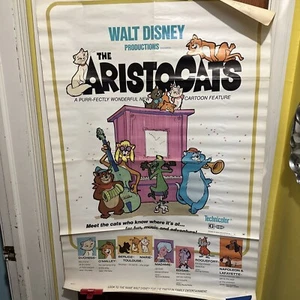 1970 Walt Disney’s The Aristocats Poster - Picture 1 of 1