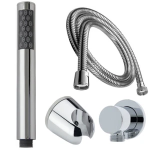 Duschbrause Handbrause Brausekopf mit Schlauch 200 cm Halterung Wandanschluss - Bild 1 von 7