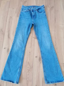 Hallhuber Jeans blau Gr. 36 mit ausgestelltem Bein/ Top Zustand - Bild 1 von 7