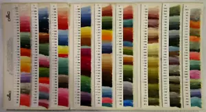 Vintage DMC Color Card Pearl Cottons W 200A Embroidery Floss Thread 1987-1 - Picture 1 of 7