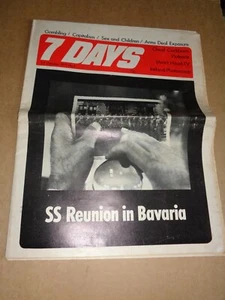 7 Days No.1 October 27 1971 Left Wing Newspaper SS Reunion in Bavaria front - Picture 1 of 4