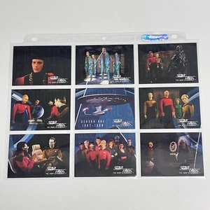 1994 SkyBox Star Trek TNG Season One Complete 108-Card Set – NM - Picture 1 of 24