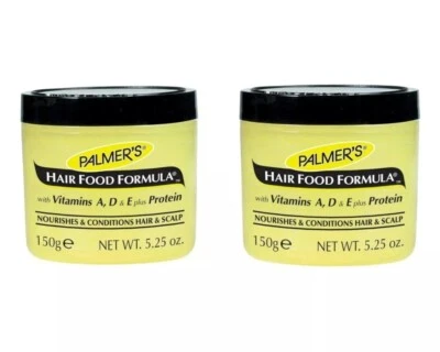 PALMER’S 2 x Palmer's Hair Food Formula Jar 150g.