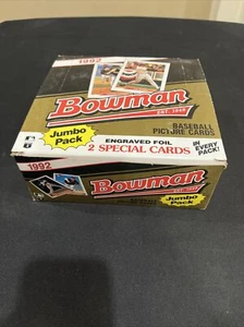1992 Bowman Baseball Jumbo Box - 36 Sealed Packs 🔥 Mariano Rivera Rookie RC - Picture 1 of 6