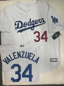 FERNANDO VALENZUELA LOS ANGELES DODGERS COOLES BASE TRIKOT 2X 3X NEU - Bild 1 von 5