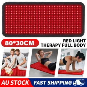 Red Light Therapy Pad Mat LED Infrared Full Body Device Back Muscle Pain Relief - Picture 1 of 16