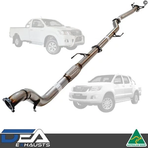 3" Stainless Full Exhaust with Diff Dump Only for N70 Toyota Hilux 3L D4D 05-15 - Picture 1 of 3