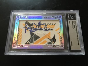 Bryan Trottier 2012 Leaf Masterpiece Cut Signature autograph signed card 1/1 JSA