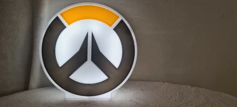 Overwatch Logo Mood Lamp Desk Light ThinkGeek WORKING* Cover