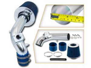 Kit de admisión de aire deportivo + filtro seco AZUL para Mitsubishi 08-14 Lancer 2,0 L 2,4 L L4 - Imagen 1 de 1