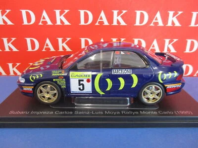 Die cast 1/24 Modellino Auto Subaru Impreza Rally Monte Carlo 1995 C. Sainz - Immagine 1 di 4