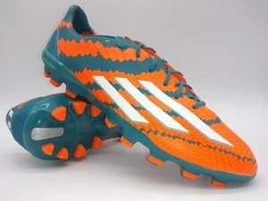 Adidas Mens Rare Messi 10.1 AG B26902 Green Orange Soccer Cleats Shoes - Picture 1 of 7