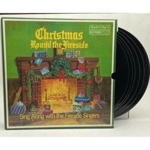 Vintage 1979 Reader’s Digest Christmas Round the Fireside 6 x Vinyl Box Set - Imagen 1 de 1