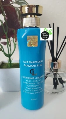 Snapchat Diamond Blue Glutathione + Collagen Body Milk 500ml