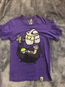 Johnny Cupcakes TMNT T Shirt Sz Small Shredder Purple Nickelodeon Ninja Turtles - Picture 1 of 9