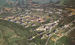 Postal Aerial View Bardstown Home of Barton Distilling Co Kentucky 1738 - Imagen 1 de 2
