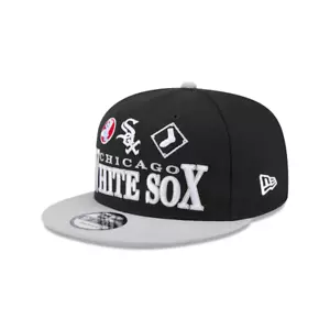 Chicago White Sox Archive Patches 950 Adjustable Snapback New Era Cap-Black- NWT - Picture 1 of 8