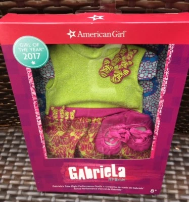 American Girl Gabriela Take Flight Performance Outfit NIB Butterfly - Image 1 of 4