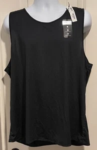 Alfani Alfatech Black Polyester Blend Sleeveless Undershirt - Mens XXL - NWT $20 - Picture 1 of 2