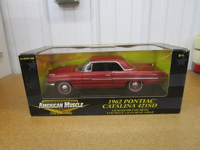Pontiac Catalina 1962 421SD 1/18 Ertl caja diecast rojo muscle car ND Foto 1 de 4