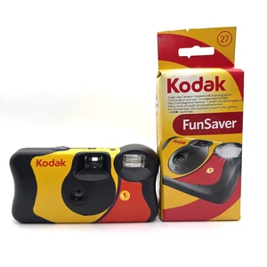 Kodak FunSaver 35mm Disposable Camera with Flash – 27 Exposures - Picture 1 of 5