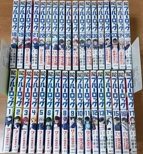NEW Blue Lock Manga in Japanese Vol.1-35 Tankobon Set Comics IN JAPANESE - Foto 1 di 1