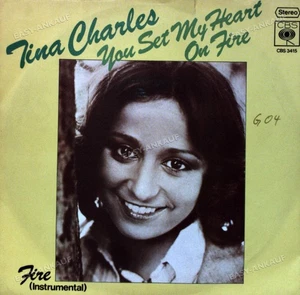 Tina Charles - You Set My Heart On Fire 7" (VG) . - Bild 1 von 1