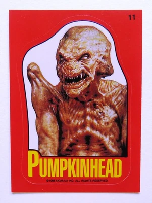 1988 TOPPS Fright Flicks Sticker #11 - "PUMPKINHEAD"  N/M - Image 1 of 2