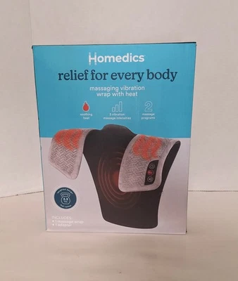 HoMedics Comfort Pro Elite Массаж Вибрационная Обертка с Теплом НОВАЯ Открытая Коробка - Изображение 1 из 4