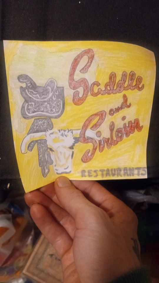 Saddle & Sirloin Restaurant Drawing  - Image 1 of 1