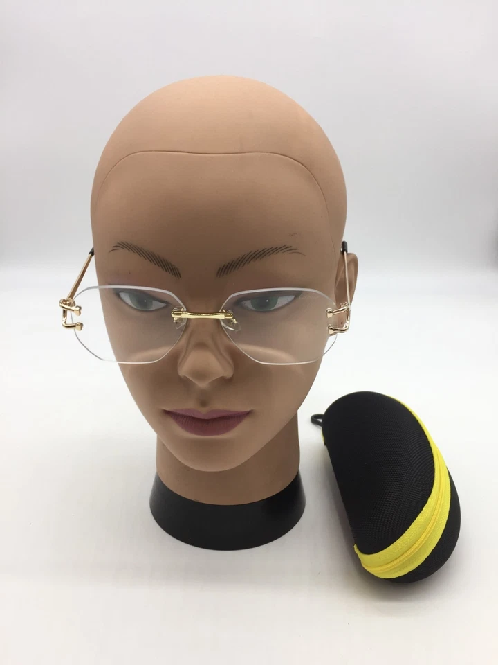 Cartier Rimless Gold Eyeglasses Optical Frame 56-15-140 - Image 1 of 4