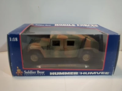 1/18 Maisto Soldier Bear Hummer Humvee H2 SUV Amarillo Edición Estreno Nuevo En muy buen estado Foto 1 de 4