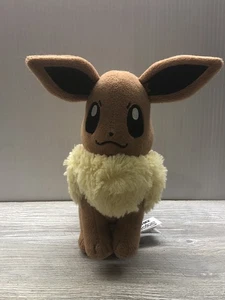 Pokémon Plush Eevee Tomy Pokemon Stuffed Toy 2017 7" Tall - Picture 1 of 7