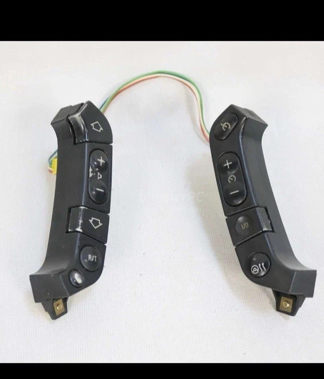 Controles de botones de volante radio calefacción BMW E39 540i 528i E38 740i 1997 OEM Foto 1 de 4