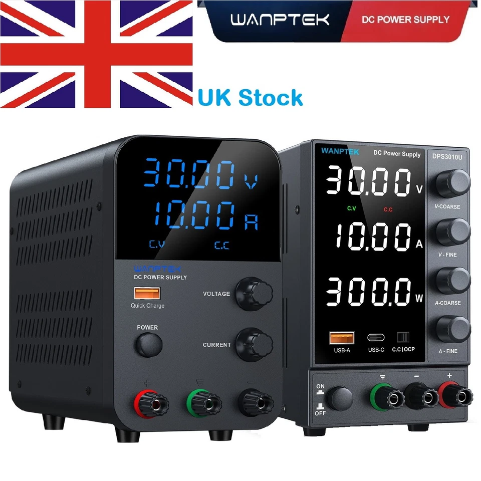 Lab Adjustable Power Supply DC 0-30V/60V/120V 0-3/5/10A Variable Bench Switching - Image 1 of 4