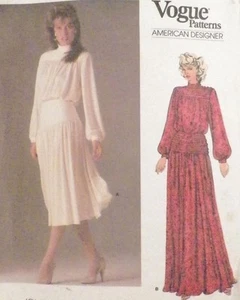 Vogue Dress Gown Sewing Pattern Size 10 John Anthony #1591 New Old Stock Uncut - Picture 1 of 4