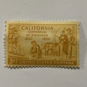 Francobollo 3 Centesimi California 1950 Centenario dello Stato MNH - Foto 1 di 1