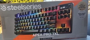 SteelSeries Apex Pro TKL Gen 3 Gaming Keyboard Omnipoint 3.0 Switches P/N 64740 - Photo 1/2