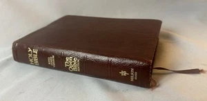 NKJV The Open Bible Expanded Edition Heritage 456BR Brown Leather 1985 - Imagen 1 de 10