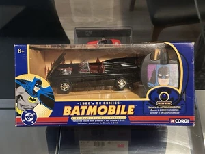 1960s DC COMICS BATMOBILE w/ BAT COMMUNICATOR 1:24 Die Cast Corgi 2004 In Box - Picture 1 of 8