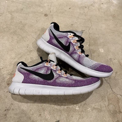 Nike Mujer Talla 6.5 Tejido Zapatos para Correr Free RN Púrpura Tenis Caminar Gimnasio Correr Foto 1 de 4